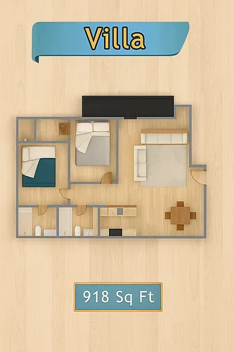 Floor plan 2X2
