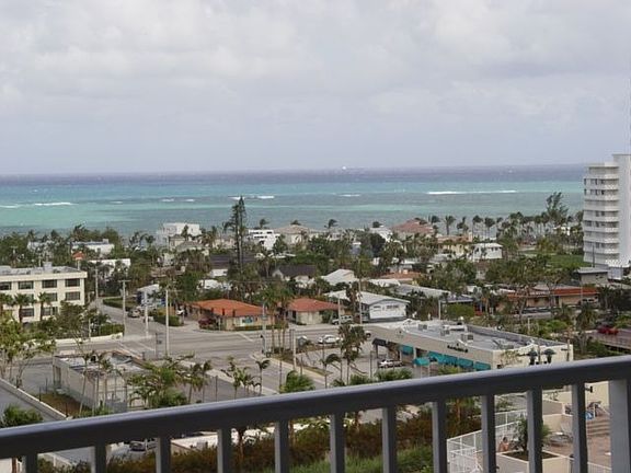 View of the Atlantic from balcony.