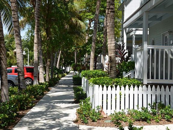 Front View Of Side Walk And Parking