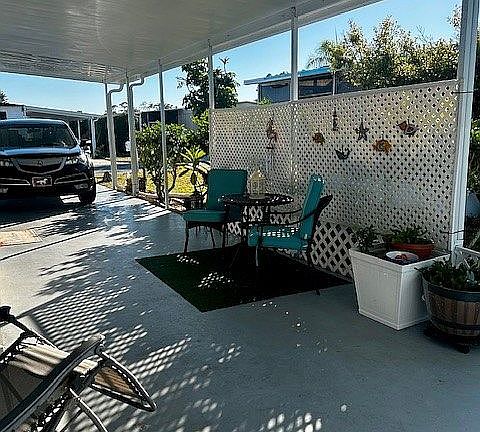 Carport/seating