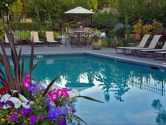 Swimming pool in community