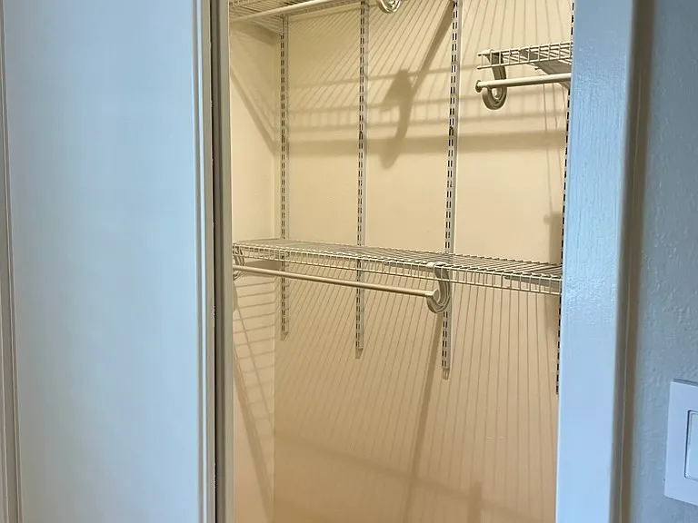 Spacious Primary Closet