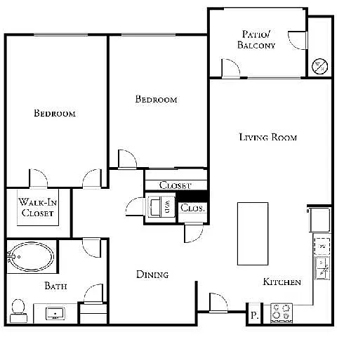 Floor plan 2B1