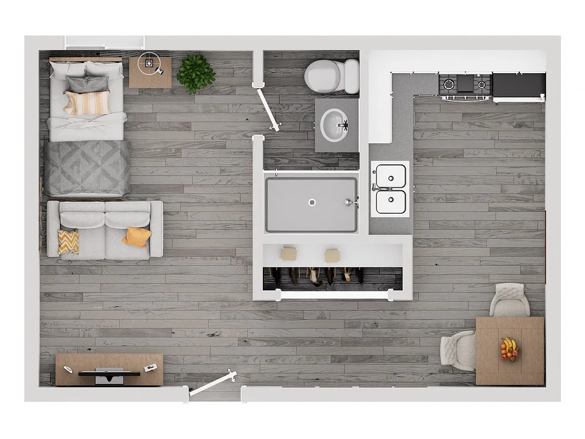 Floor plan 0x1S