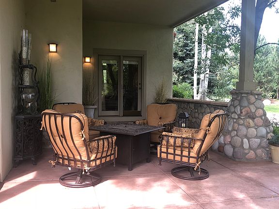 Covered Patio off Library