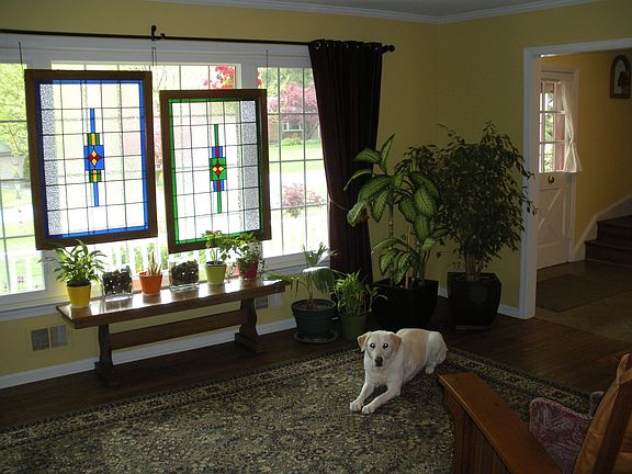 Living Room Front Windows