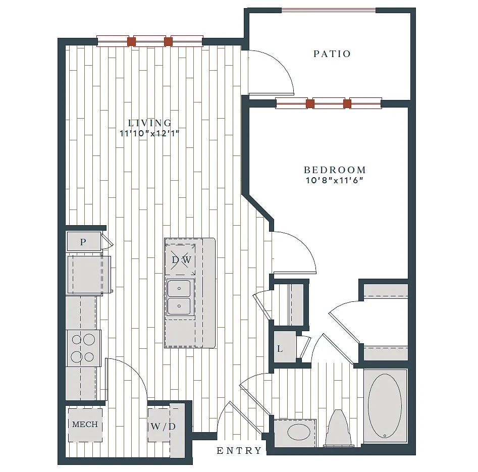 Floor plan A1-626