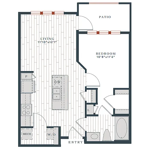 Floor plan A1-626