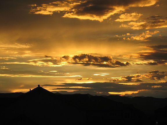 Sunset from Back Deck