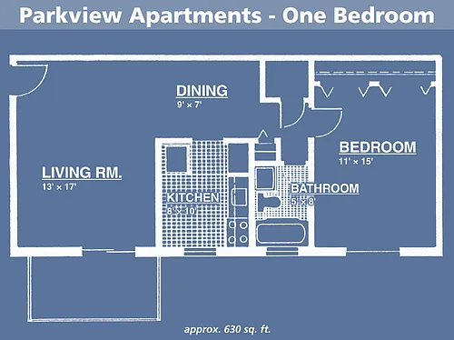 Floor plan 1 Bedroom