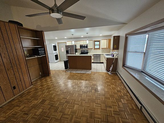 Living room and Kitchen