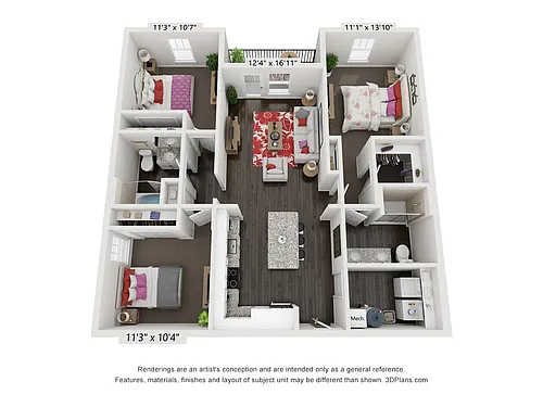 Floor plan C1LL