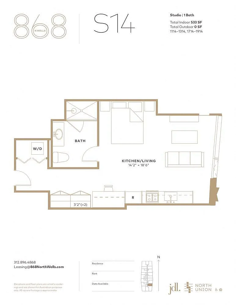 Floor plan S14