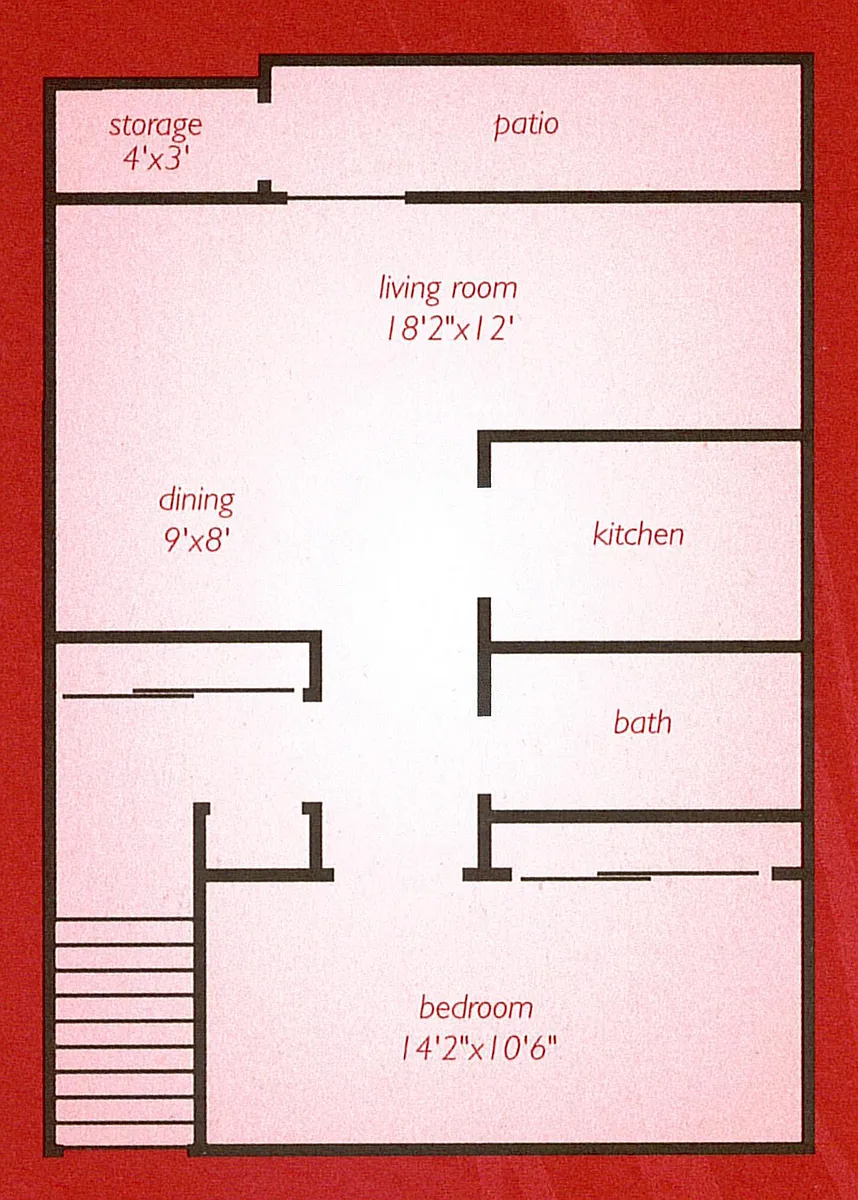Floor plan 1X1