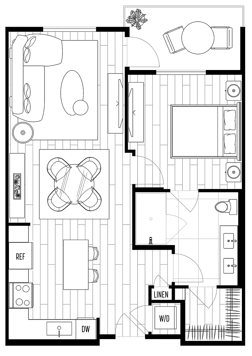 Floor plan A FOUR