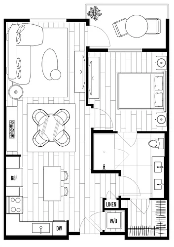 Floor plan A FOUR