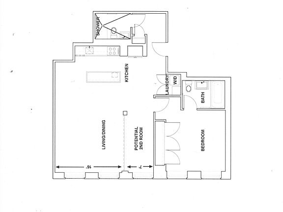 3rd image of 124 W 24th St APT 2A