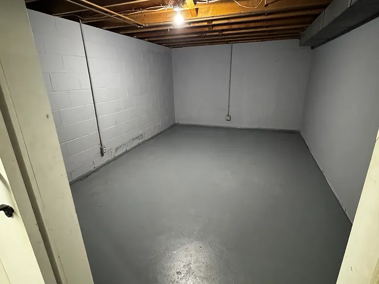 storage area in basement