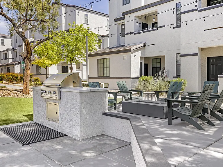Grill, chill, and unwind in style at the Michael B apartment complex's inviting outdoor patio, where good times and great food come together seamlessly.