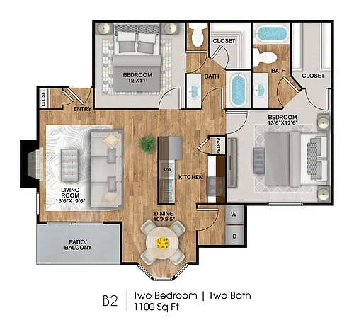Floor plan The 1100