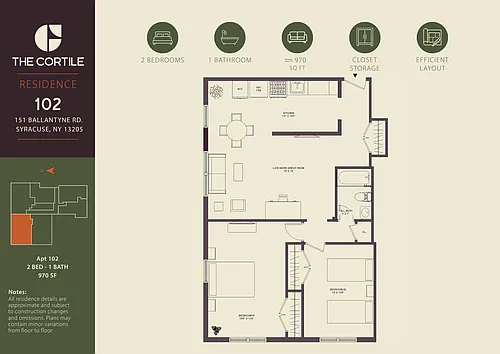 Floor plan 102