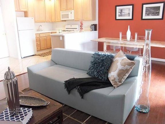 Living Area & Kitchen