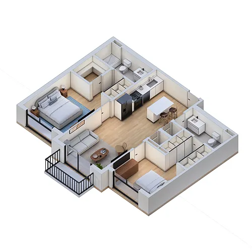 Floor plan B1