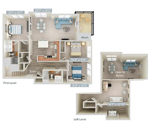 Floor plan C4L-1853