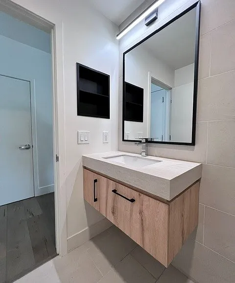 Newly renovated bathroom