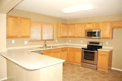 Spacious kitchen with lots of storage