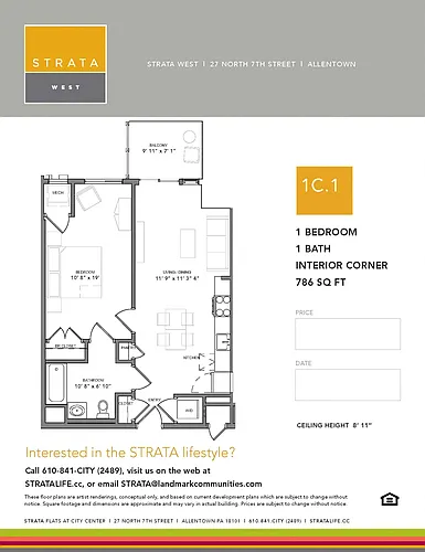 Floor plan 1C1