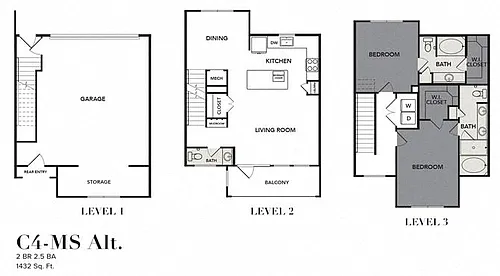 Floor plan C4-MS Alt