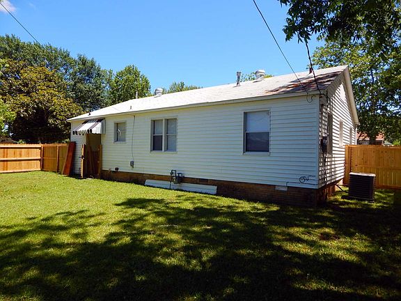 rear of house
