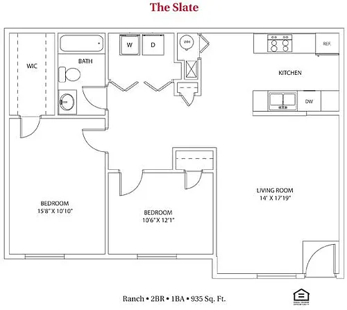 Floor plan The Slate