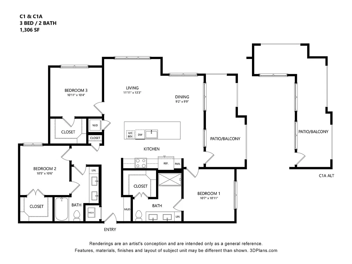 Floor plan C1