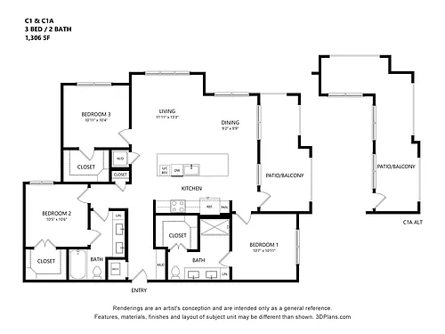 Floor plan C1