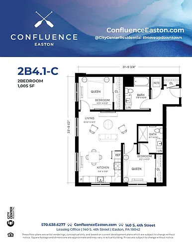 Floor plan 2B41-C