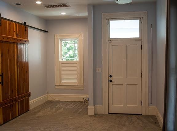 Living room looking toward front door