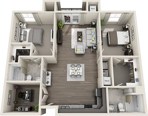 Floor plan B2D