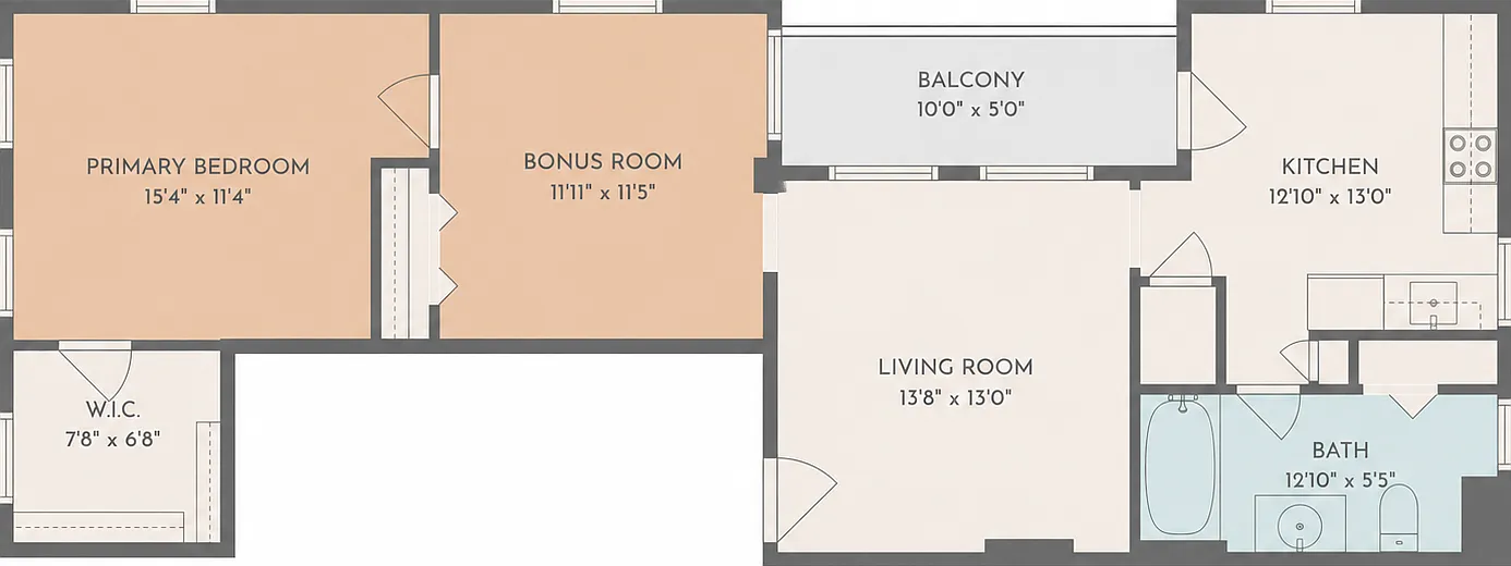 2 bed, $1,675 — Photo 1