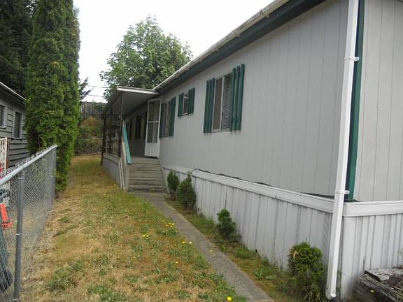 Fenced yard