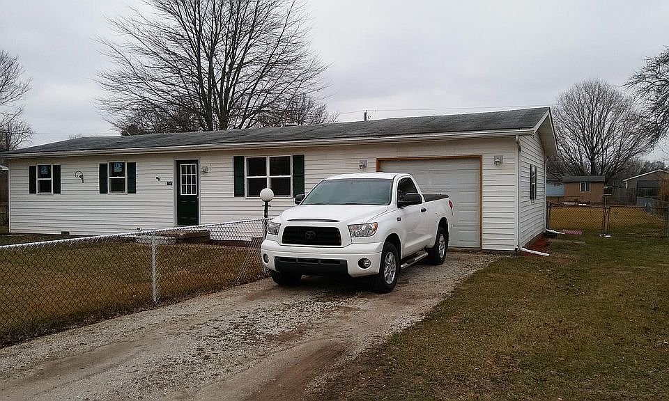 A great large fenced yard with garage and off street parking
