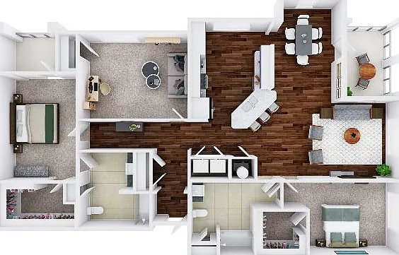 Da Vinci P2A | 2 bed / 2 bath Da Vinci P2A | 2 bed / 2 bath