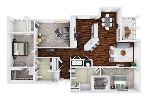 Floor plan Da Vinci Penthouse
