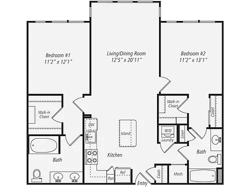 Floor plan B8