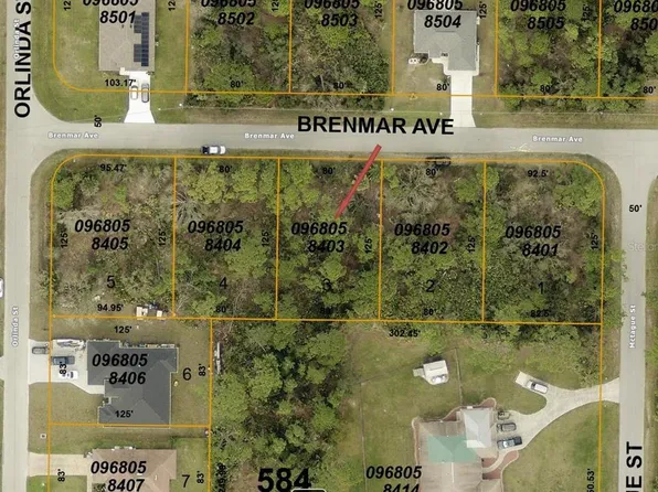 Brenmar Avenue Lot #3, North Pt, FL 34291
