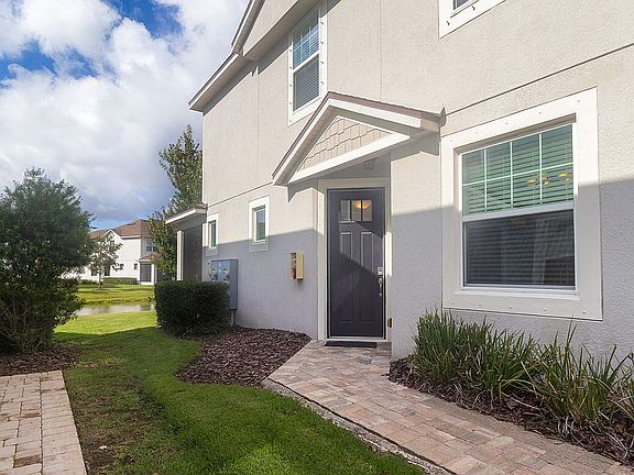 Front door of home