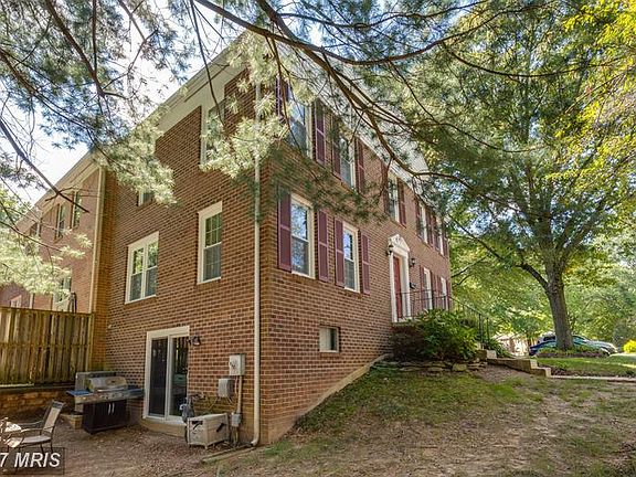 Open backyard with trees.