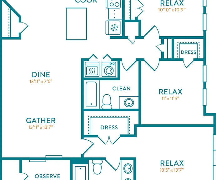 Beckett Floorplan Diagram