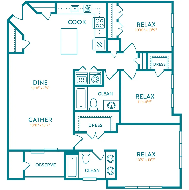 Floor plan Beckett